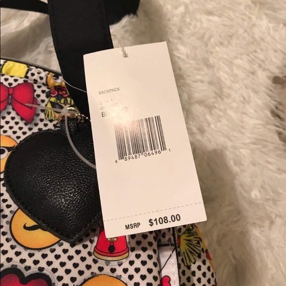 Betsey Johnson Bags Betsey Johnson 2in Backpack Emoji Poshmark